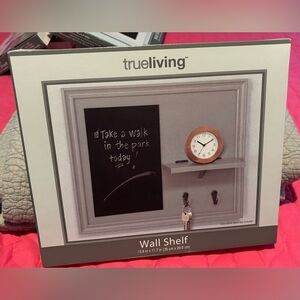 NEW! Gray Wall Shelf NWT